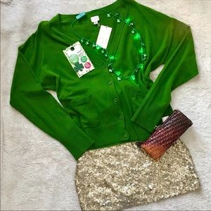 NEW* Sweater/ Cardigan* Green *XL